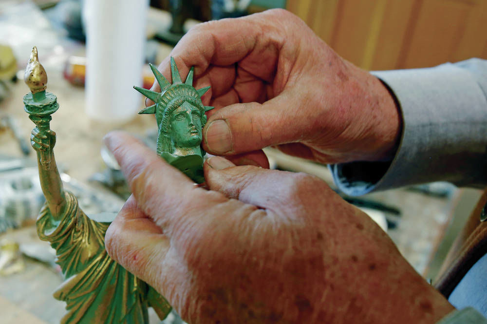 Santa Fe artist reinventing Lady Liberty as symbol for migrants